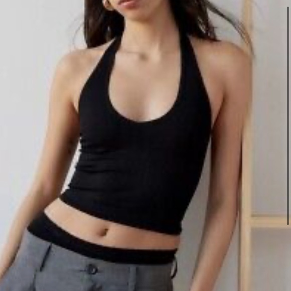 Urban Outfitters Tops - Urban Outfitters Out from Under Black Halter Neck Top